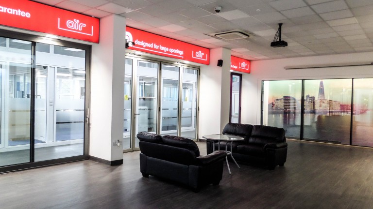 The airzone at Everglade HQ in West London