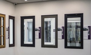 Aluminium window collection at the Everglade showroom