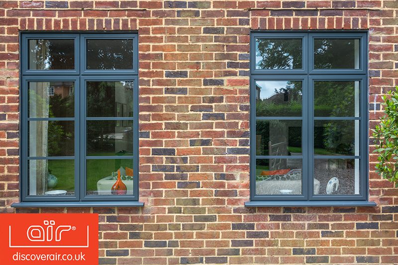 Aluminium Heritage windows steel look aluminium